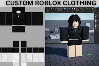 design custom roblox clothing shirts pants y2k grunge aesthetic avatar outfits