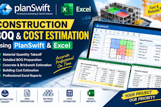 do  material takeoff and cost estimation in excel