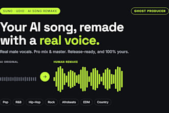 remake ai song suno ai music remake udio song recreate ai song ghost producer