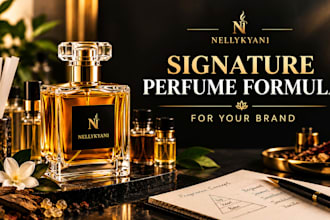 develop a custom signature perfume formula for your brand