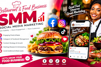manage restaurant social media marketing for instagram and facebook