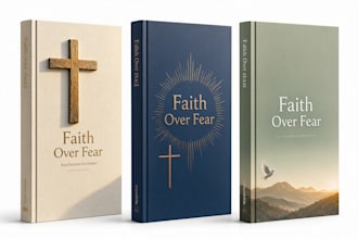 design an inspiring christian book cover