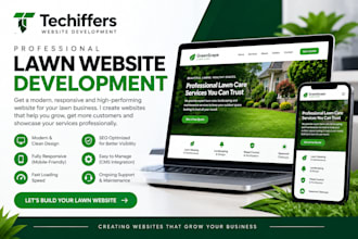 develop lawn care website