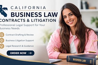 provide california business litigation and contract attorney services
