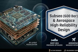 do deep sea robotics pcb design, 3d cad model and aerospace tin whisker analysis