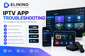 troubleshoot and fix authorized iptv app, configuration issues