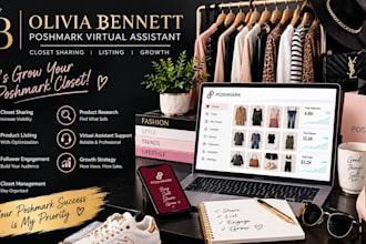 poshmark closet virtual assistant visibility and growth