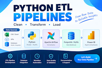 build python etl pipelines
