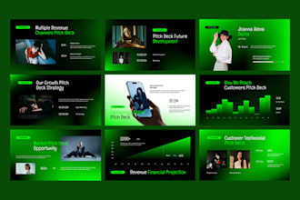 design TV pitch deck film lookbook slides cinema presentation on canva