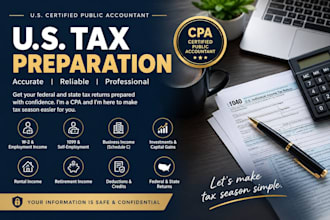 do CPA review and prepare your US federal and state tax return