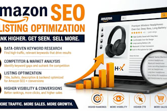 create amazon fba fbm product listings with SEO optimization