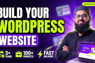 build a professional responsive wordpress website with elementor