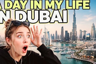 design eye catching vlog and travel youtube thumbnail