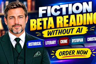 beta read your historical crime literary dystopian  fiction