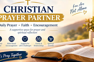 be your prayer partner for prophetic prayer and spiritual encouragement