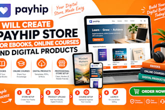create payhip store for ebooks online courses and digital products