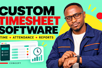 build custom time attendance and timesheet software