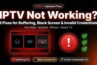 troubleshoot and fix iptv app configuration issues