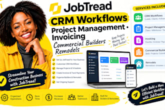 jobtread CRM workflows project management invoicing commercial builders remodels