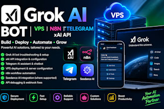 grok bot vps grok bot n8n seedance grok telegram bot ai personal assistant xai