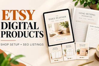 do etsy digital products esty seo listing etsy shop set up etsy shop store setup
