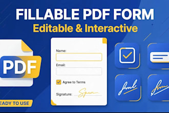 create fillable pdf form