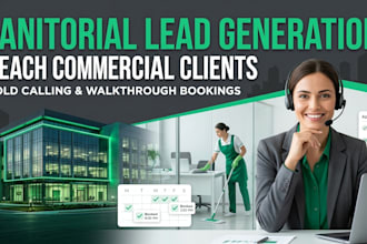 do b2b cold calling and janitorial lead generation