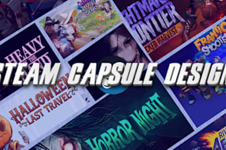 steam capsule art steam capsule artist steam game banner steam storefront logo