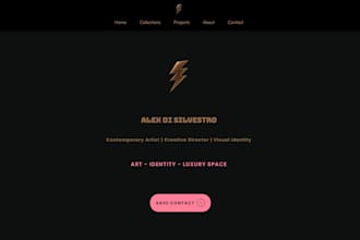 design your ultimate artist portfolio website