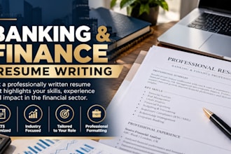 write a tailored banking and finance resume cv