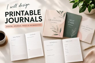 design journal templates printable journals digital journals pages and workbooks