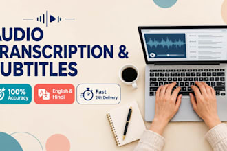 do professional audio transcription and sync perfect subtitles