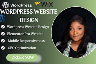 design wordpress website using elementor pro redesign elementor pro website