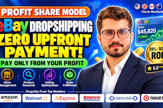 ebay dropshipping on profit share base