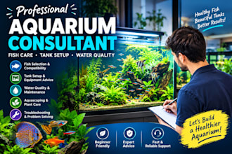 provide expert aquarium consultation and fish keeping advice
