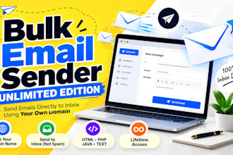 set up unlimited bulk email sender software for your domain