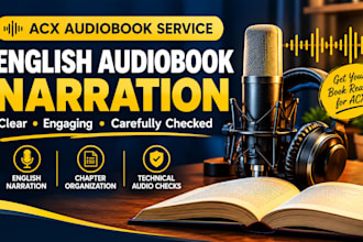 narrate your english audiobook to acx standards
