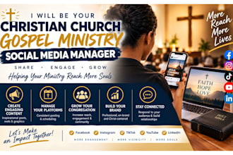 be your christian gospel church, ministry church social media marketing manager