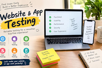 website testing ios testing manual testing app testing user testing beta testing