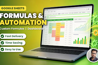 create google sheets formulas, automation and dashboards