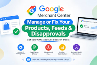 manage or fix your google merchant center products feeds product disapproval fix