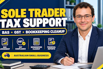 australian sole trader tax returns, bas, returns australian bookkeeping cleanup