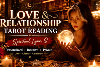 give you a personalized love and relationship tarot reading