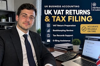 prepare UK vat returns and small business tax filings