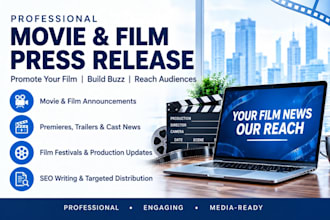 write film press release movie press release promotion PR distribution submit PR