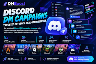 discord dm discord marketing dm campaign discord outreach gaming marketing
