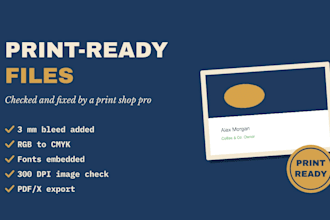 check and fix your print files and make your PDF print ready