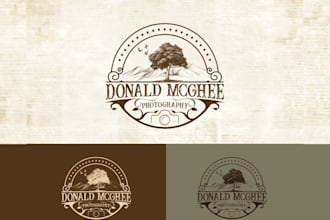design a professional vintage retro logo for your business