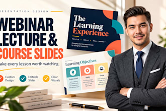design webinar, lecture slides, or course presentation