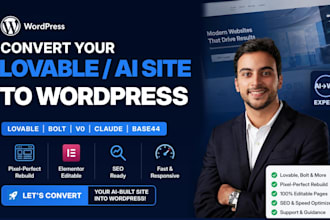 convert lovable to wordpress, ai website to wordpress